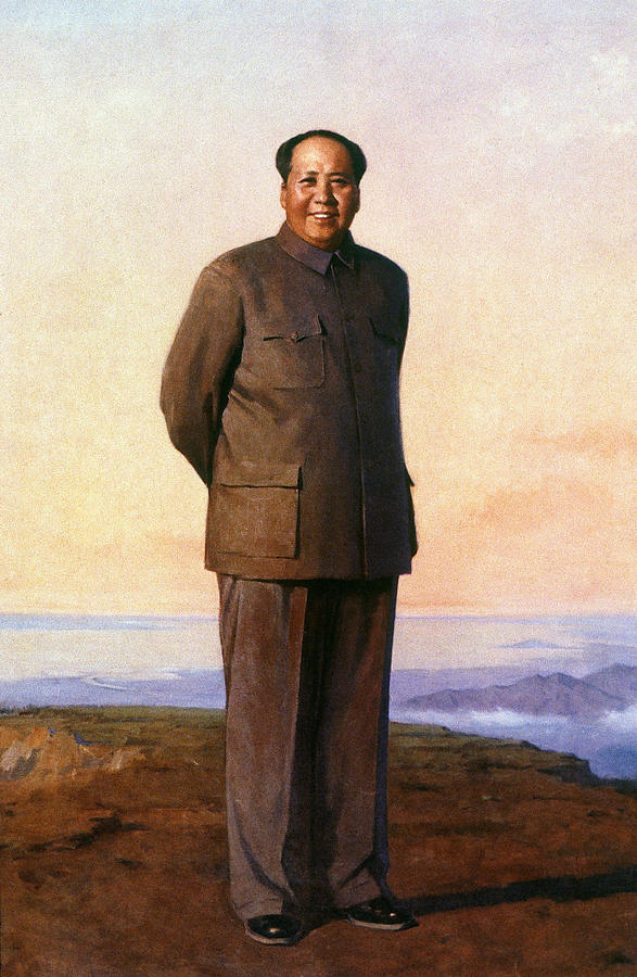 Mao Tse-tung (1893-1976) Painting by Granger