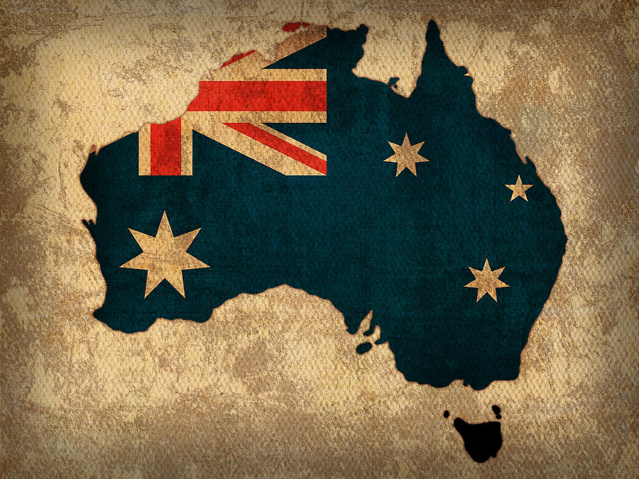 Australian Flag Artwork - Things Artwork Paradise