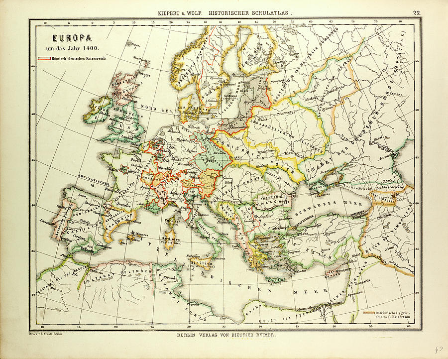 Map Of Europe In The 1400s Zip Code Map Images