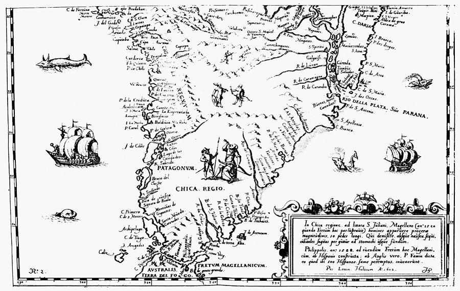 map-of-south-america-1602-painting-by-granger