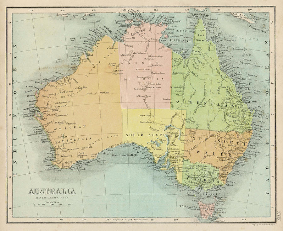 Map Probably Made Soon After 1861 Drawing by Mary Evans Picture Library ...