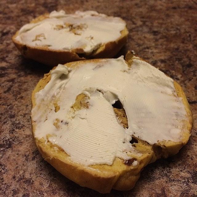 Maple French Toast Bagel With Cream Photograph by Maggiemylow Fritzler