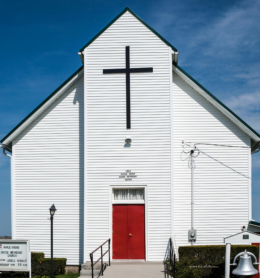 Maple Grove United Methodist Church Photograph by Ed Peterson