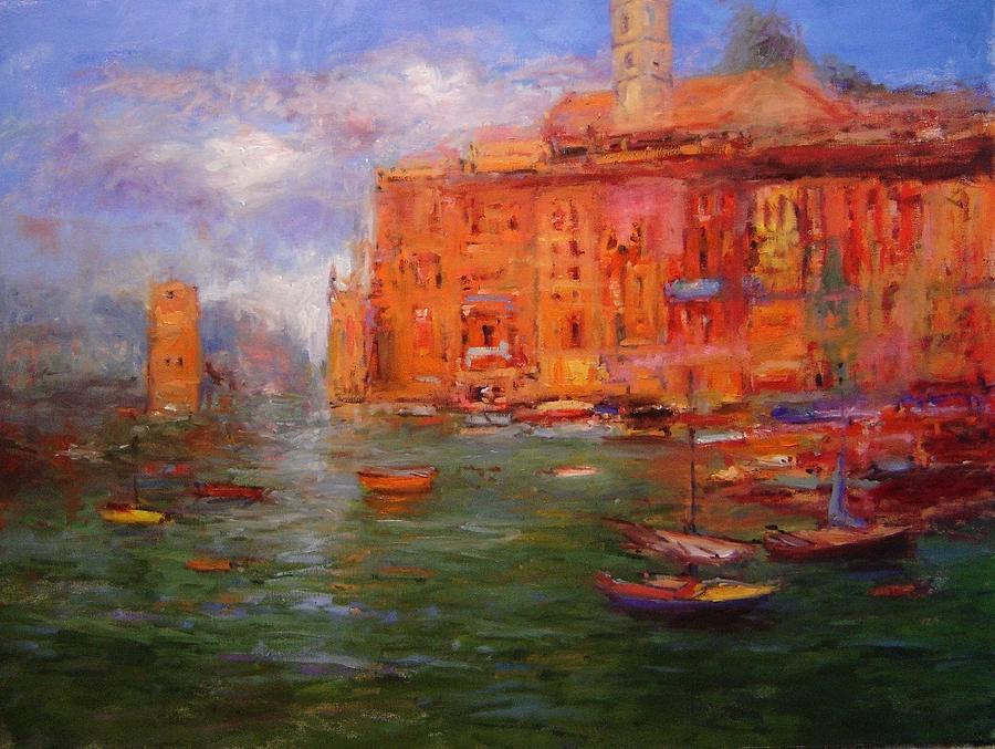 Boat Painting - Mar Adriaticum by R W Goetting