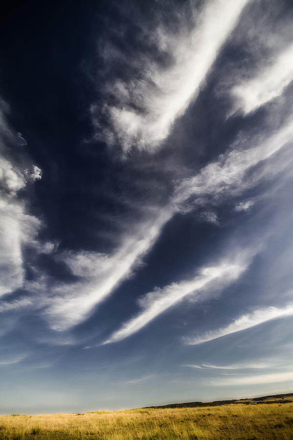 Nature Photograph - Mara whisp clouds by Mike Gaudaur