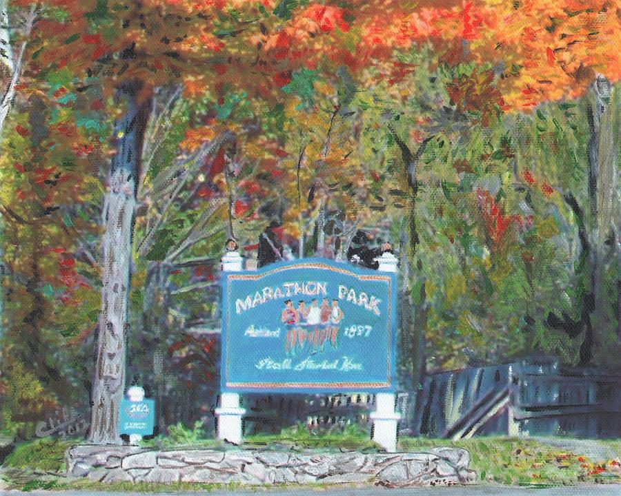Marathon Park Painting by Cliff Wilson