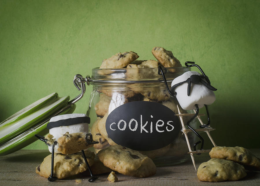 Cookie Photograph - Marauding Marshmallows by Heather Applegate