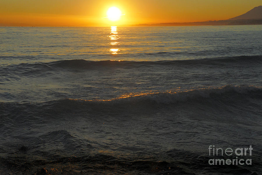 Marbella Sunset Photograph by Brenda Kean