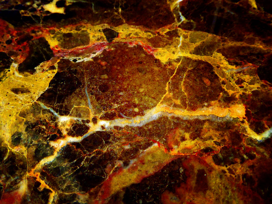 Abstract Photograph - Marble 2 by Laurie Tsemak