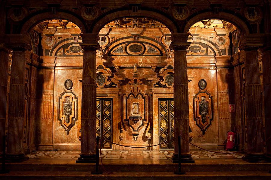 Architecture Photograph - Marble Decor in the Sevilla Cathedral by Artur Bogacki