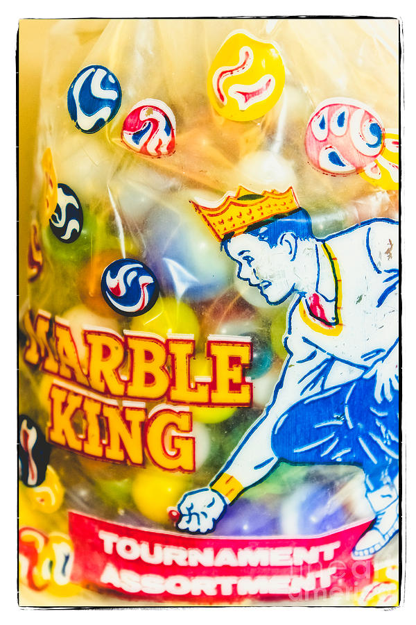 Marble King - Vintage Marbles Photograph by Colleen Kammerer