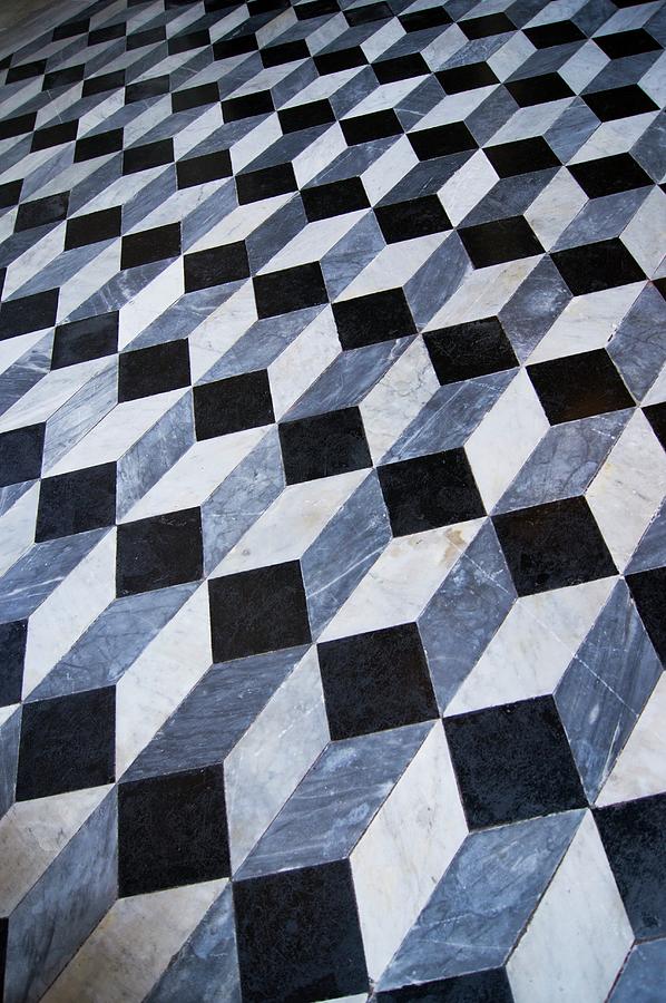 Marble Patterned Floor Photograph by Mark Williamson