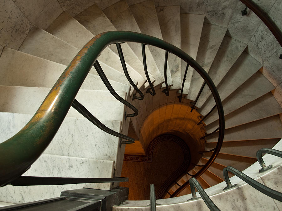 Marble Spiral Photograph by Shannon Workman