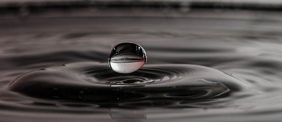 Marble Water Drop Photograph by Bruce Pritchett
