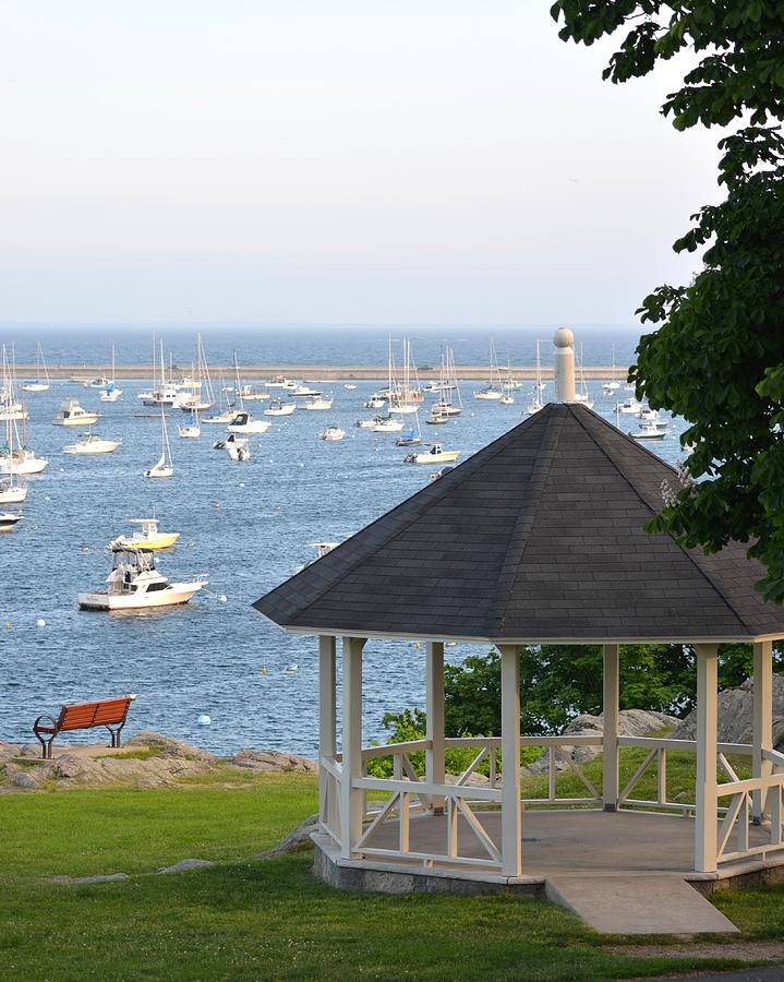 Marblehead Harbor Gazebo Photograph by Toby McGuire