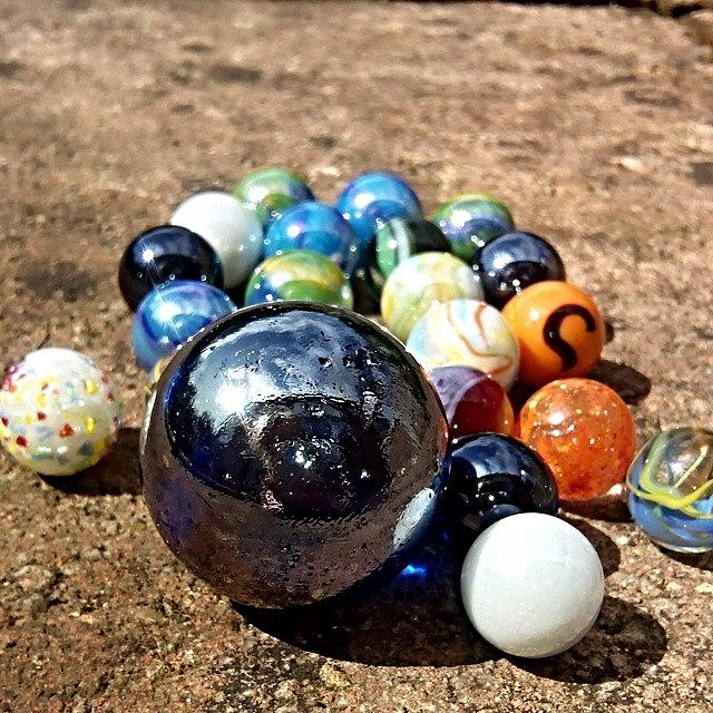 Toy Photograph - Marbles by Candy Floss Happy