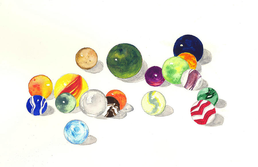Marbles Painting