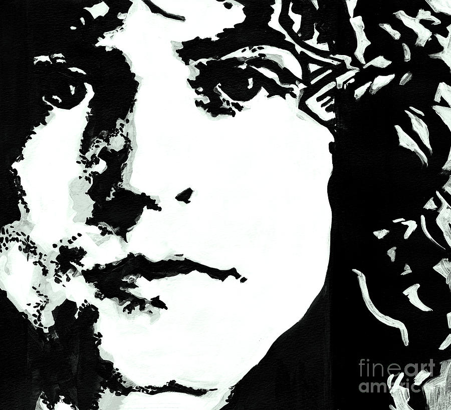 Marc Bolan Painting by Tanya Filichkin