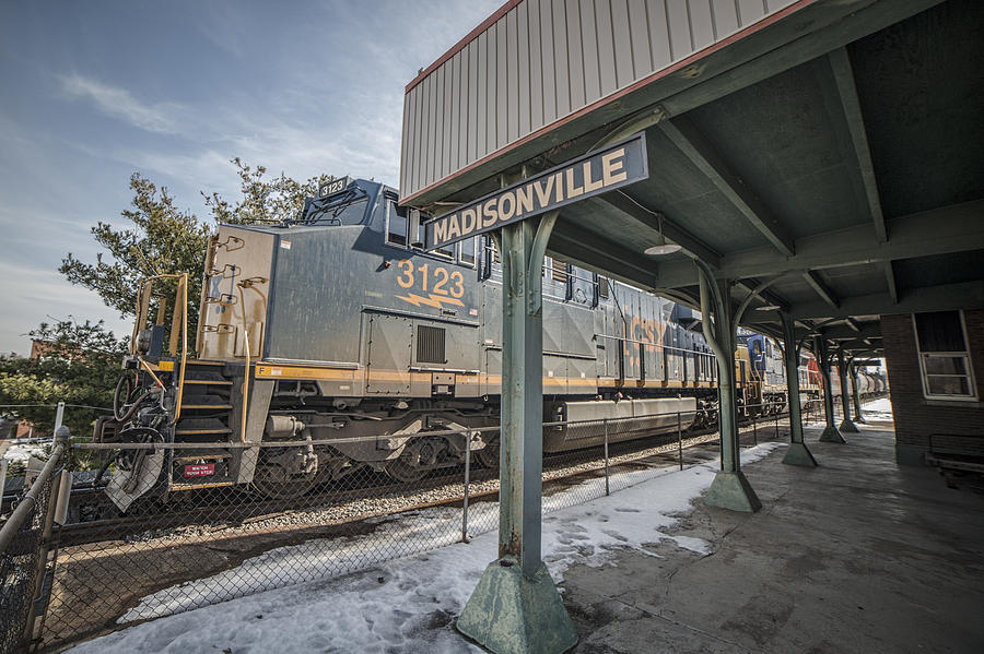 March 2. 2015 - A CSX manifest train Photograph by Jim Pearson
