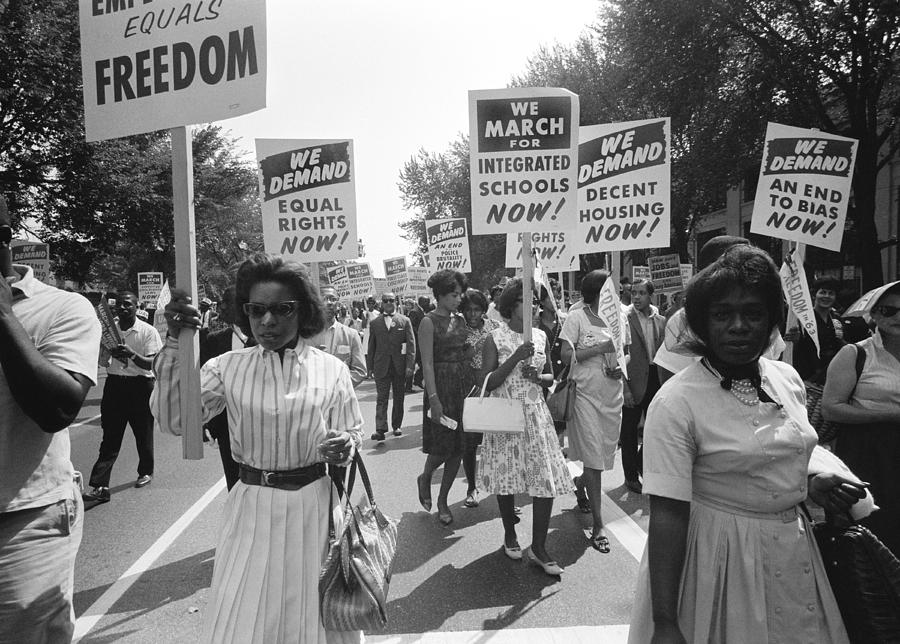 March On Washington Photograph by Warren K Leffler