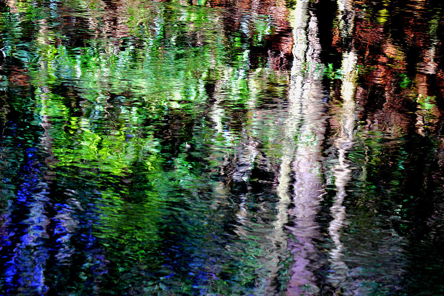 March River Reflections Abstract 3 Photograph by Michael Eingle