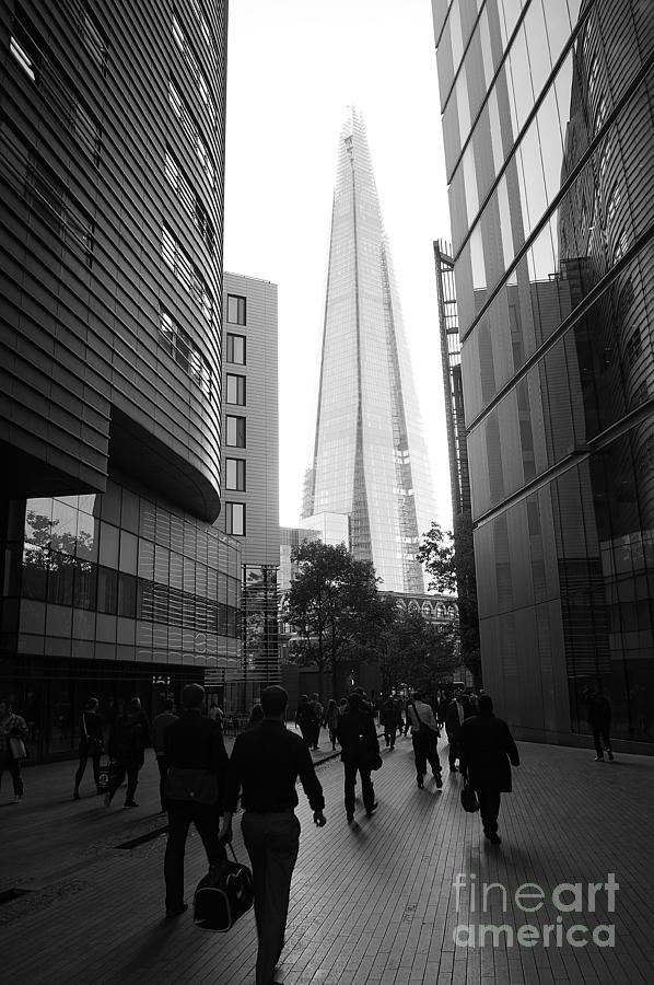 March To The Shard Photograph by David Birchall