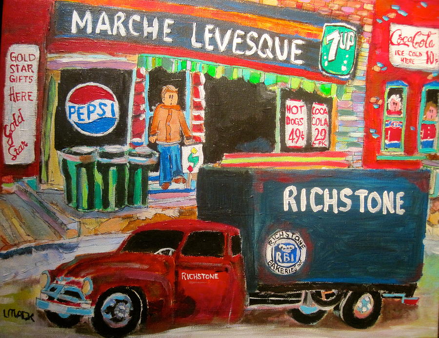 Marche Levesque Painting by Michael Litvack