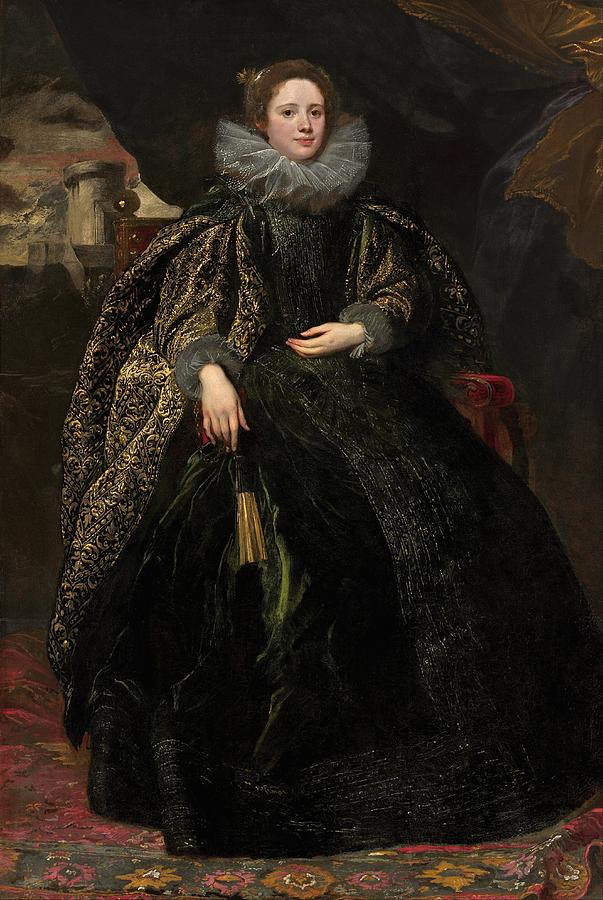 Portrait Painting - Marchesa Balbi by Anthony van Dyck