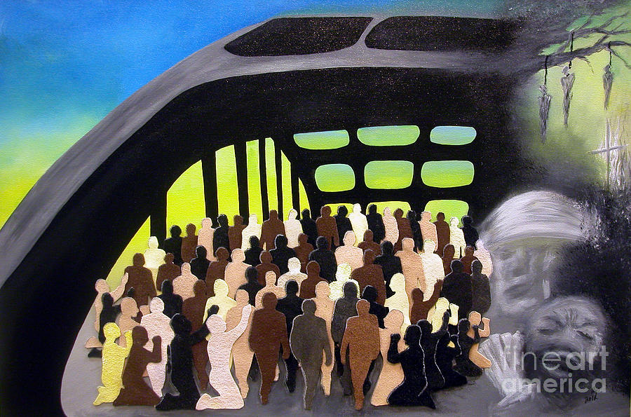 Marching Into History Painting by Alys Caviness-Gober