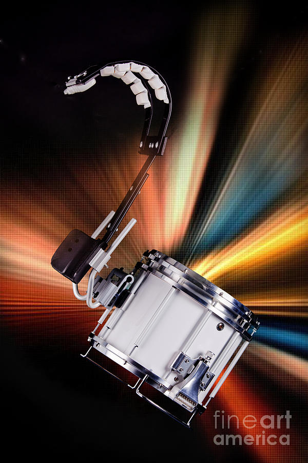 Jazz Photograph - Marching Snare drum Music Photograph in Color 3327.02 by M K Miller