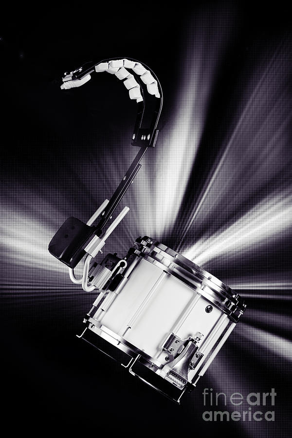 Marching Snare drum Music Photograph in Sepia 3327.01 Photograph by M K Miller