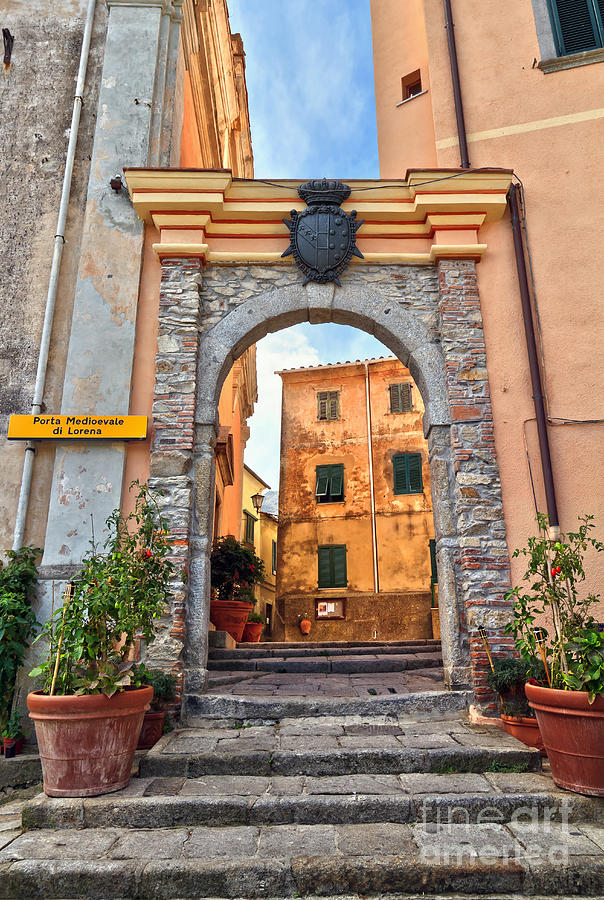 Marciana - ancient gate Photograph by Antonio Scarpi