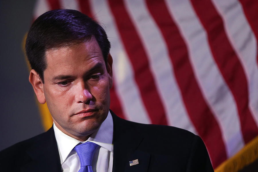 Marco Rubio Discusses The Economy In New York City Photograph by Spencer Platt Marco Rubio Discusses The Economy In New York City Photograph by Spencer Platt