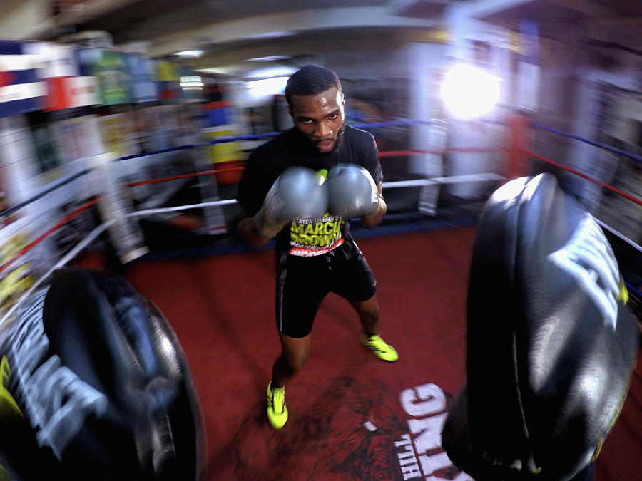Marcus Browne Workout Photograph by Al Bello