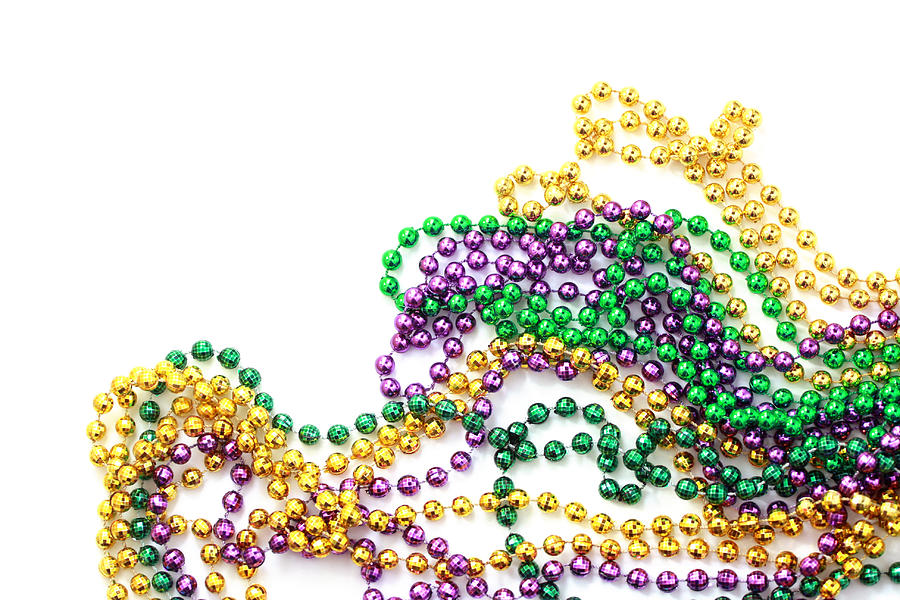Mardi Gras Beads Photograph by Kathryn8