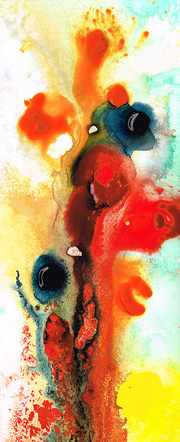 Landscape Painting - Mardi Gras - Colorful Abstract Art by Sharon Cummings by Sharon Cummings