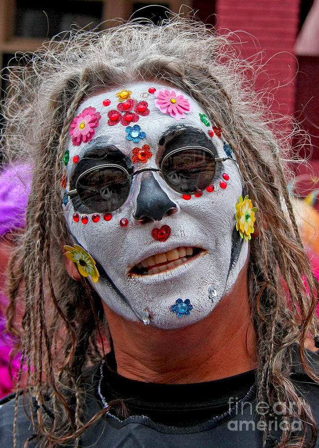 Mardi Gras Happy Face Photograph by Luana K Perez