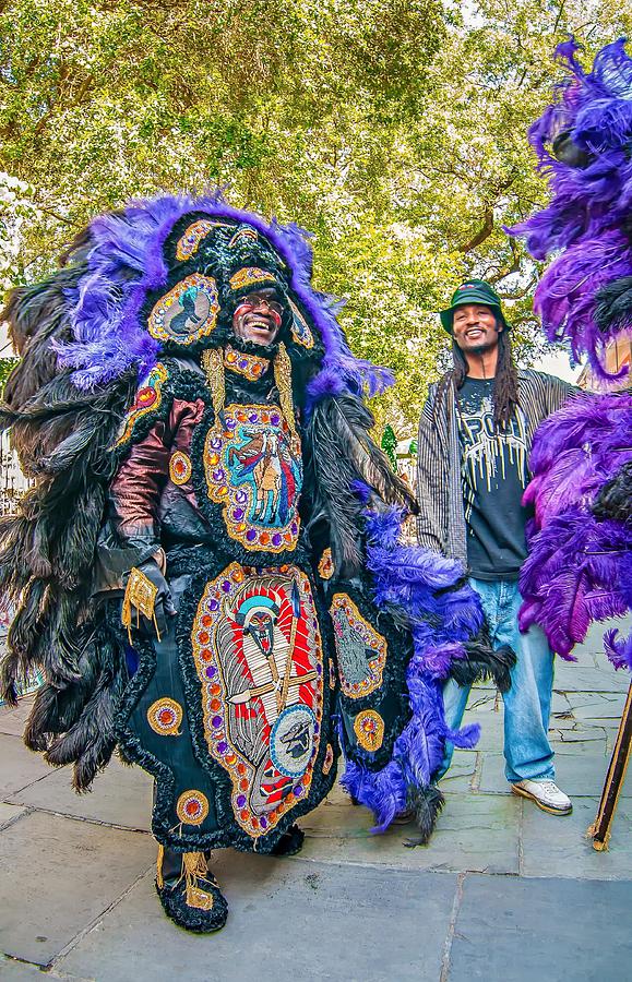 Mardi Gras Indian Photograph by Steve Harrington