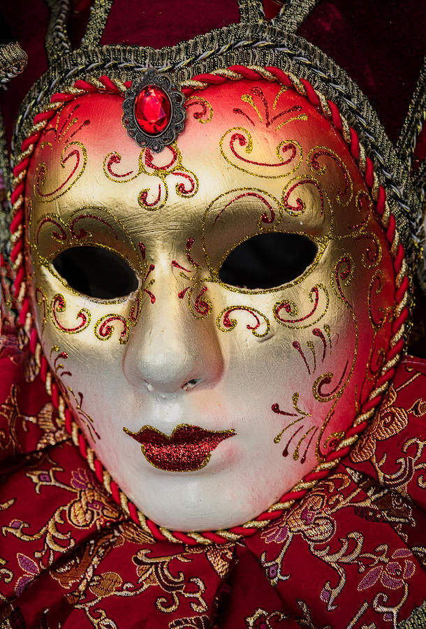 Mardi Gras Mask Photograph by David Kay