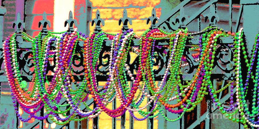 Mardi Gras on Fleur-De-Lis Photograph by Luana K Perez