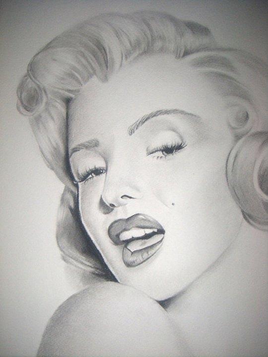 Marilyn Monroe Drawing - Marelyn Monroe by Pablo  Garcia