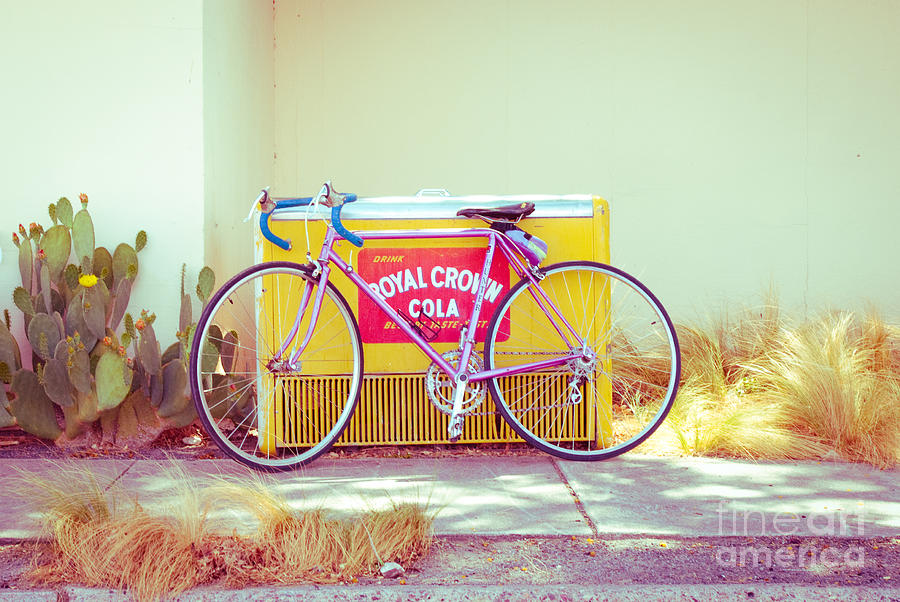 Still Life Photograph - Marfa Cola Bike by Sonja Quintero