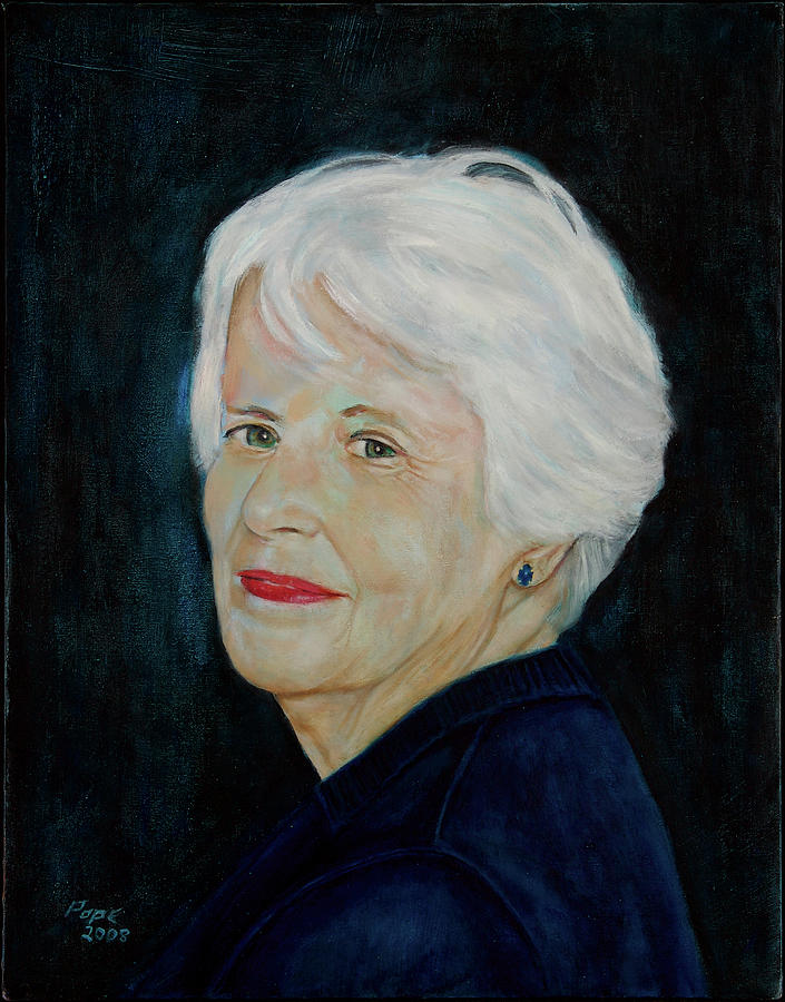 Margaret Gaffin Pope Painting by Bruce Ben Pope