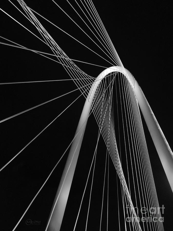 Margaret Hunt Hill Bridge Dallas Texas Photograph by Robert ONeil