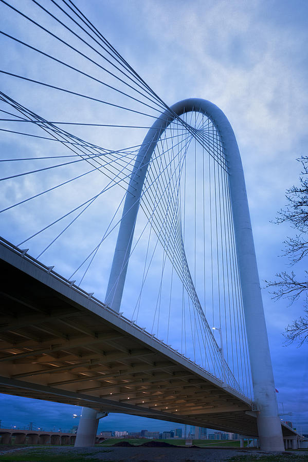 Dallas Photograph - Margaret Hunt Hill Bridge Dawn by Joan Carroll