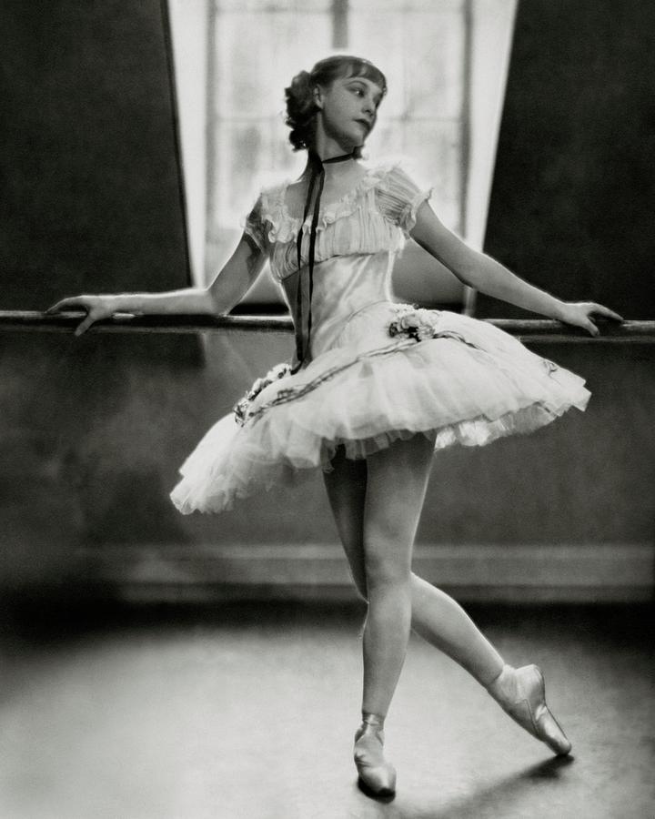 Margaret Petit At The Barre Photograph by Nickolas Muray