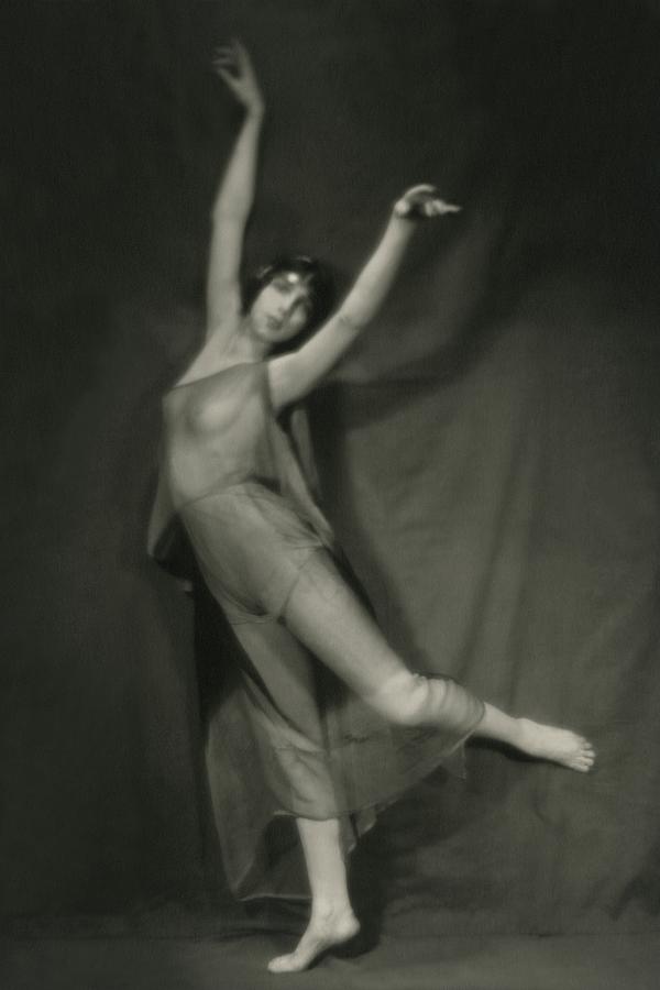 Margaret Severn Posing Photograph by Alexander Milne