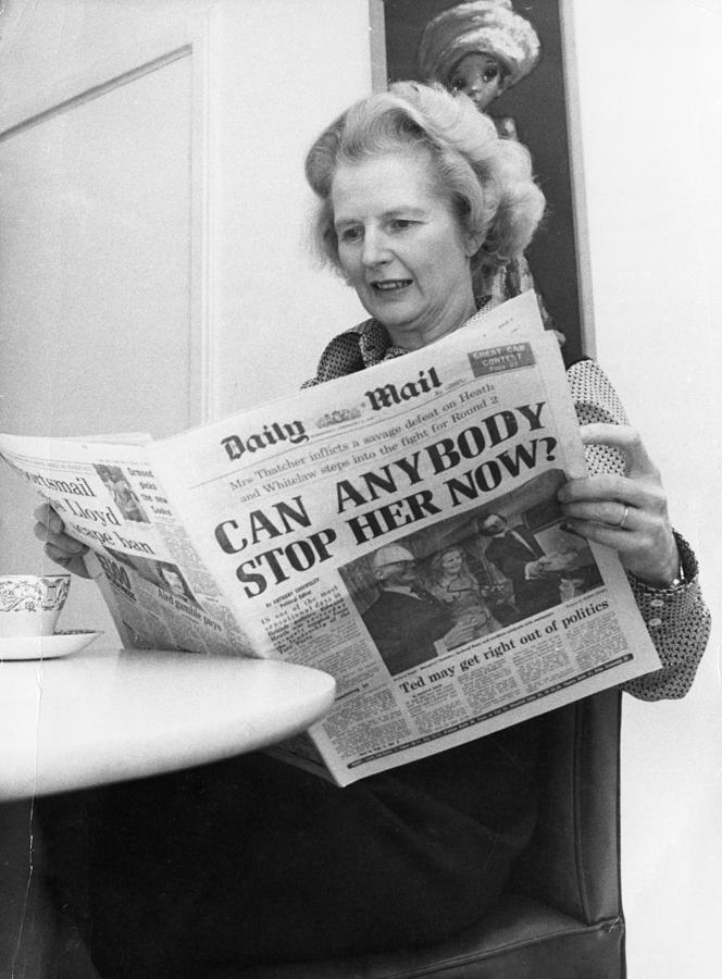 Margaret Thatcher Photograph by Granger