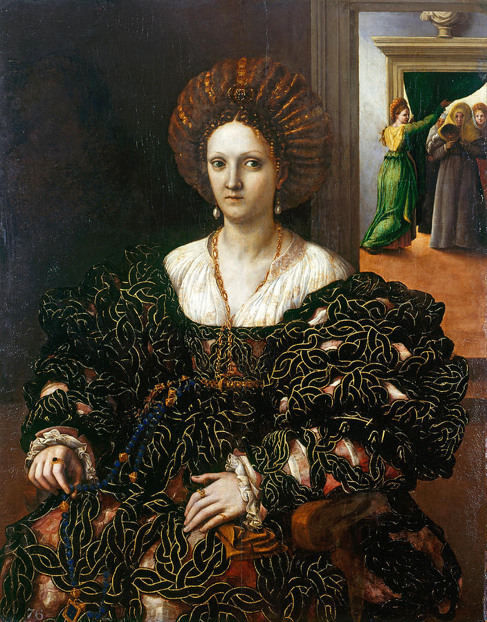 Margherita Paleologo Painting by Giulio Romano