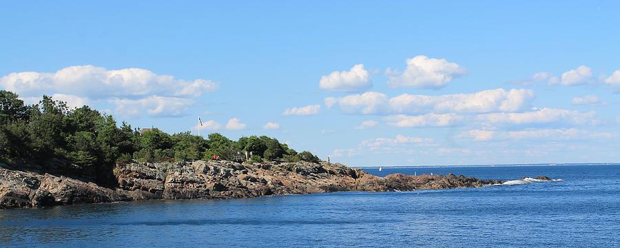 View Of Marginal Way Ogunquit Maine Photograph by Michael Saunders